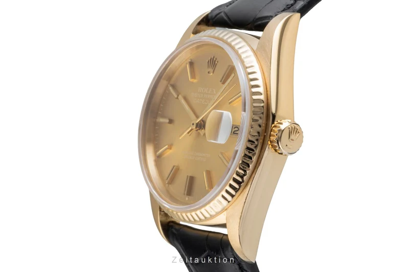 Rolex Datejust 18 ct gold automatic men's watch 16018 [2506964]