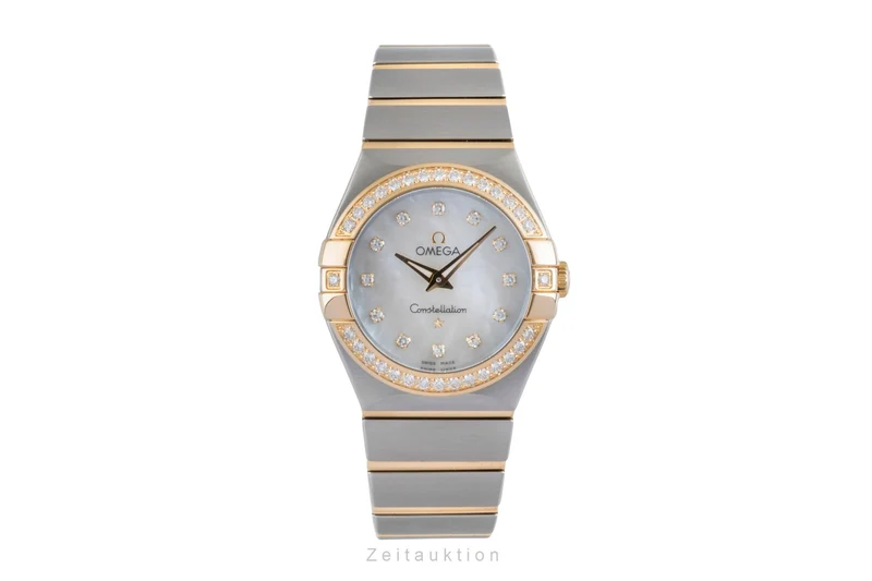 Omega Constellation steel / gold quartz women's watch 123.25.27.60.55.003 / 895.1011 LP: 10900EUR [2506486]