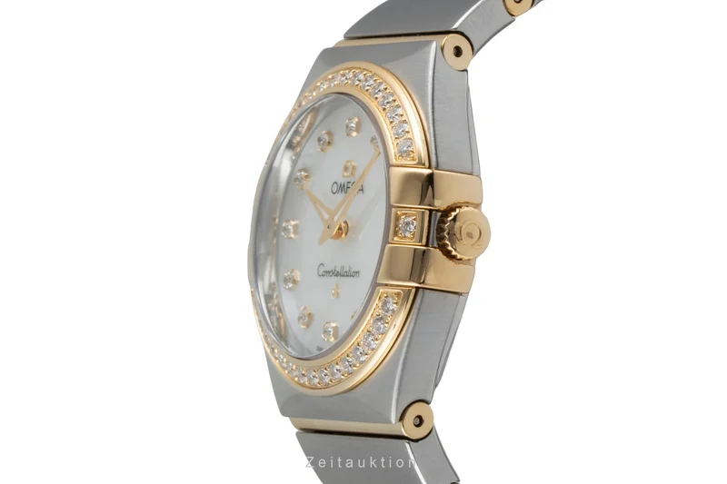 Omega Constellation steel / gold quartz women's watch 123.25.27.60.55.003 / 895.1011 LP: 10900EUR [2506486]