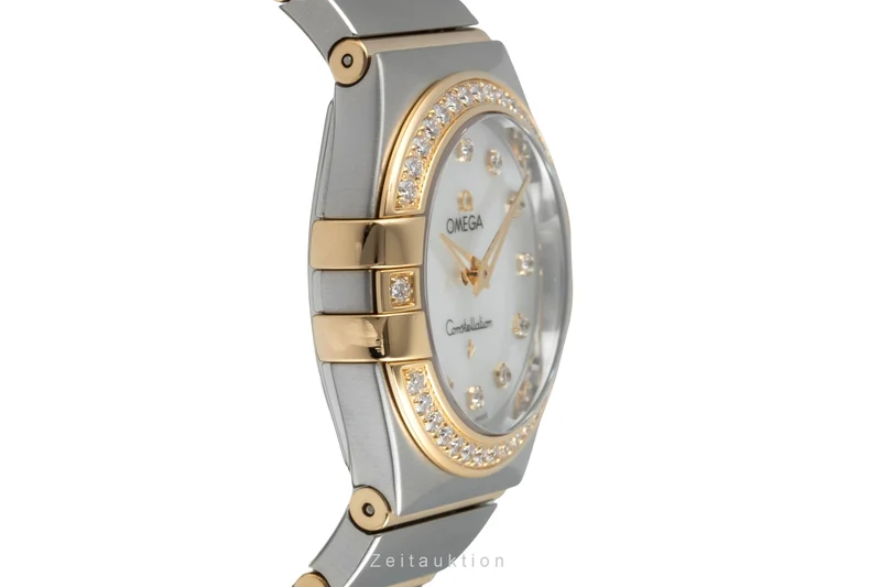 Omega Constellation steel / gold quartz women's watch 123.25.27.60.55.003 / 895.1011 LP: 10900EUR [2506486]