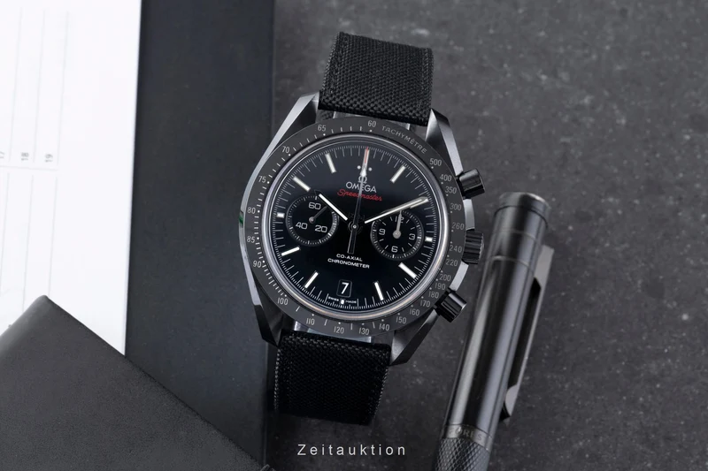 Omega Speedmaster Moonwatch chronograph ceramic automatic men's watch 311.92.44.51.01.003 LP: 15200EUR [2506731]