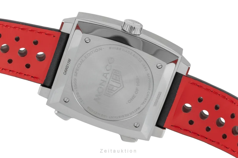 Tag Heuer Monaco chronograph steel automatic men's watch CAW211W.FC6467 Limited [2506996]