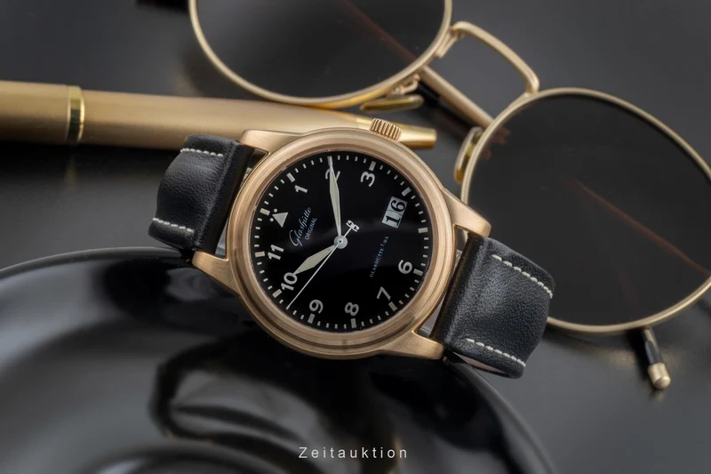 Glashütte Navigator 18 ct gold automatic men's watch 39-42-07-11-04 [2506968]