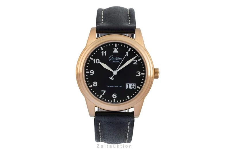 Glashütte Navigator 18 ct gold automatic men's watch 39-42-07-11-04 [2506968]