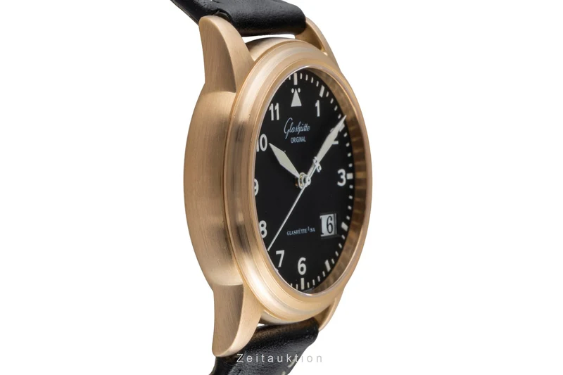Glashütte Navigator 18 ct gold automatic men's watch 39-42-07-11-04 [2506968]