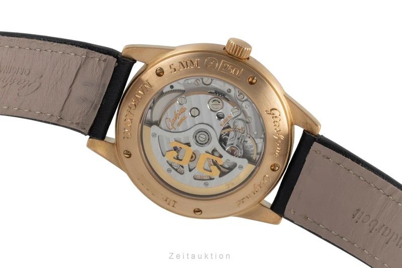Glashütte Navigator 18 ct gold automatic men's watch 39-42-07-11-04 [2506968]