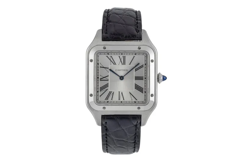 Cartier Santos Dumont steel manual winding men's watch WSSA0032 [2506314]