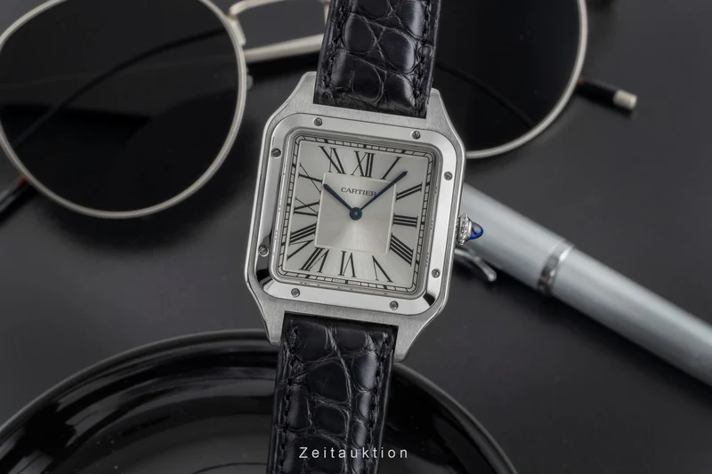 Cartier Santos Dumont steel manual winding men's watch WSSA0032 [2506314]