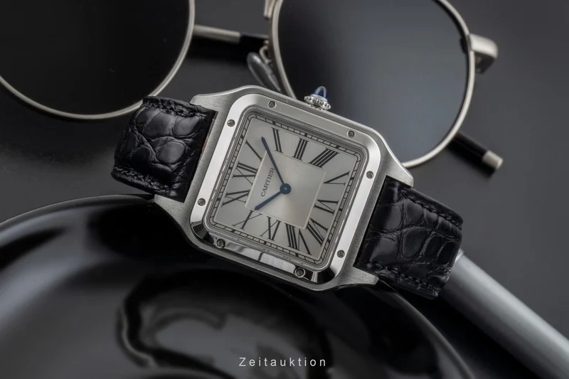 Cartier Santos Dumont steel manual winding men's watch WSSA0032 [2506314]