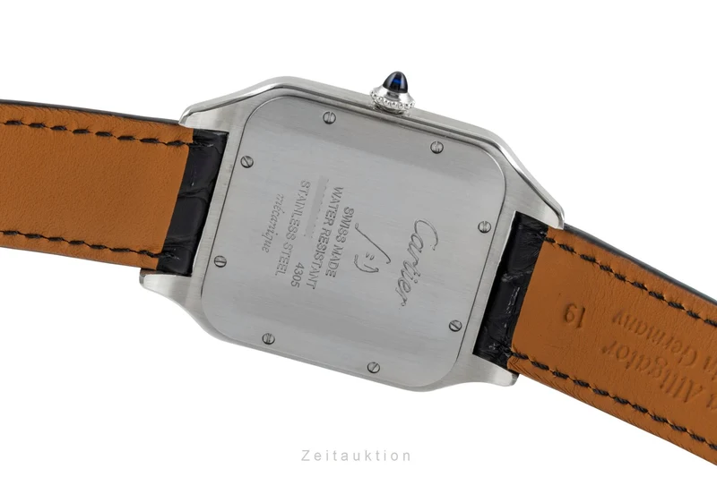 Cartier Santos Dumont steel manual winding men's watch WSSA0032 [2506314]
