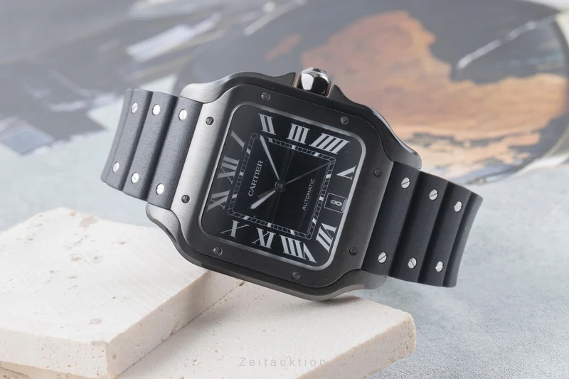 Cartier Santos steel automatic men's watch WSSA0039 LP: 9450EUR [2507077]