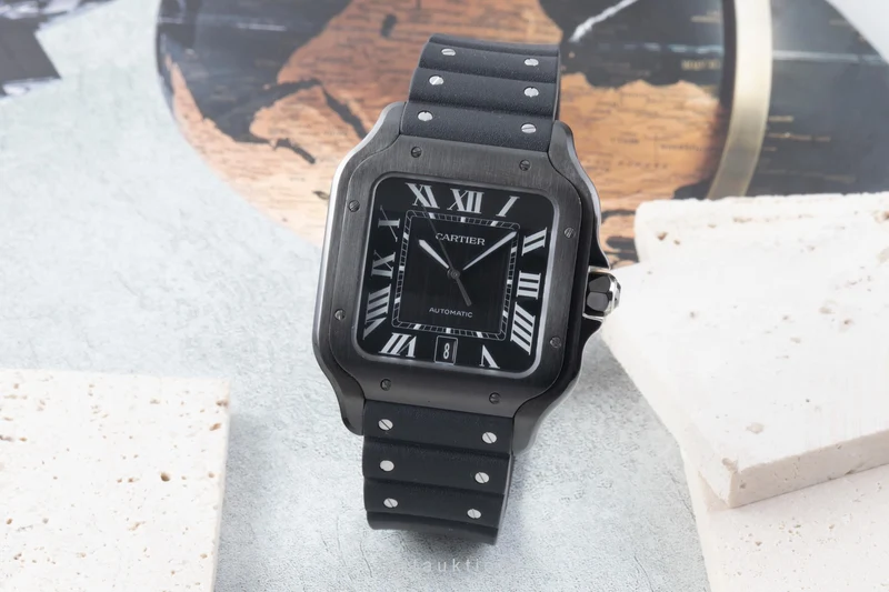Cartier Santos steel automatic men's watch WSSA0039 LP: 9450EUR [2507077]