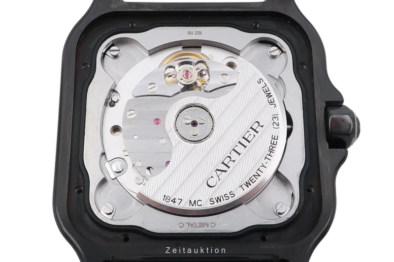 Cartier Santos steel automatic men's watch WSSA0039 LP: 9450EUR [2507077]
