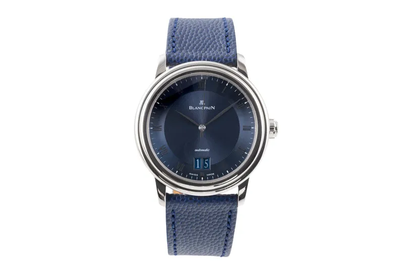 Blancpain Villeret 18 ct white gold automatic men's watch 6850-1540-55 [2506931]