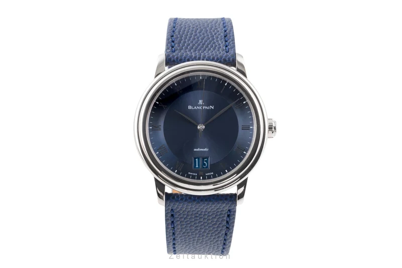 Blancpain Villeret 18 ct white gold automatic men's watch 6850-1540-55 [2506931]