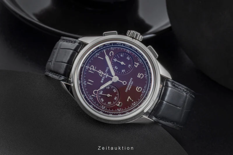 Breitling Premier chronograph steel manual winding men's watch AB0930D41K1P1 Limited [2506434]