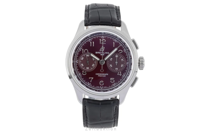 Breitling Premier chronograph steel manual winding men's watch AB0930D41K1P1 Limited [2506434]