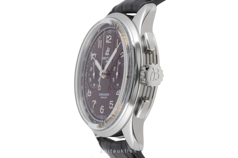 Breitling Premier chronograph steel manual winding men's watch AB0930D41K1P1 Limited [2506434]