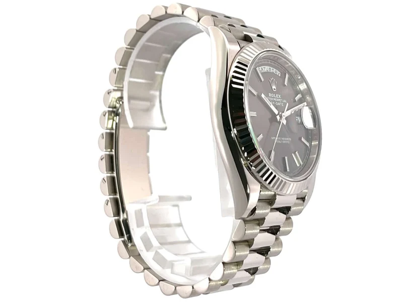 Rolex Day-Date 40 18 kt Weißgold 228239 Rhodium