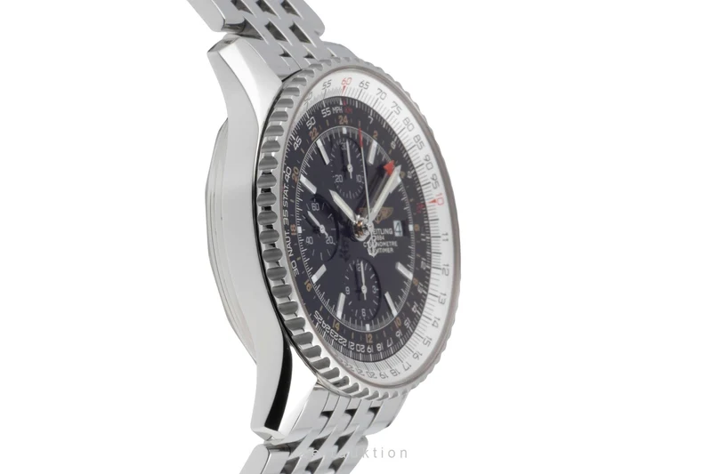 Breitling Navitimer World chronograph steel automatic men's watch A24322 LP: 9850EUR [2506118]