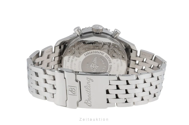Breitling Navitimer World chronograph steel automatic men's watch A24322 LP: 9850EUR [2506118]