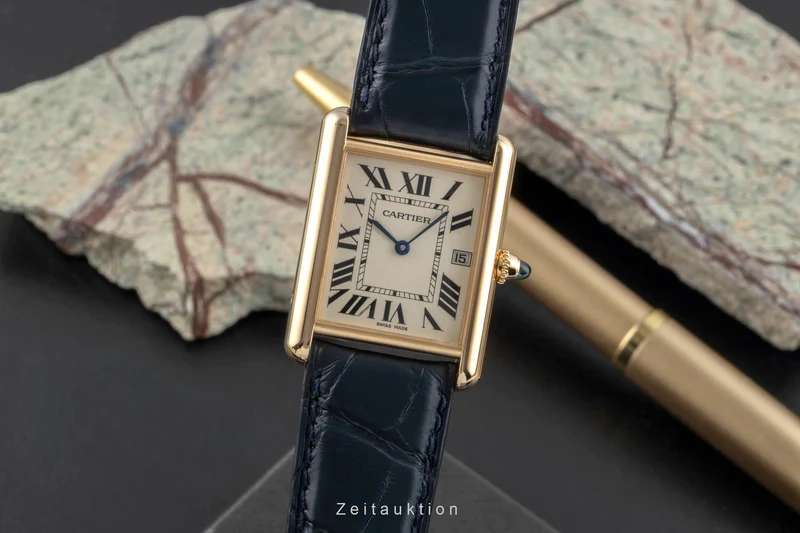 Cartier Tank 18 ct gold quartz men's watch W1529756 [2506974]