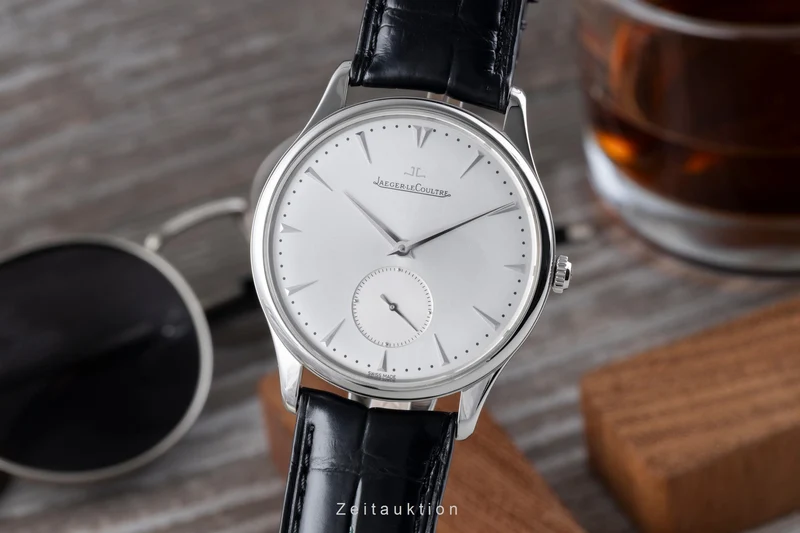 Jaeger LeCoultre Master Ultra Thin steel automatic men's watch Q1358420 , 174.8.90.S LP: 10300EUR [2506930]