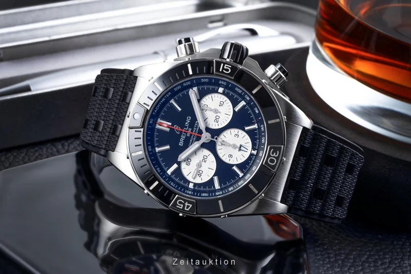 Breitling Chronomat 44 chronograph steel automatic men's watch AB0136 LP: 9850EUR [2506523]