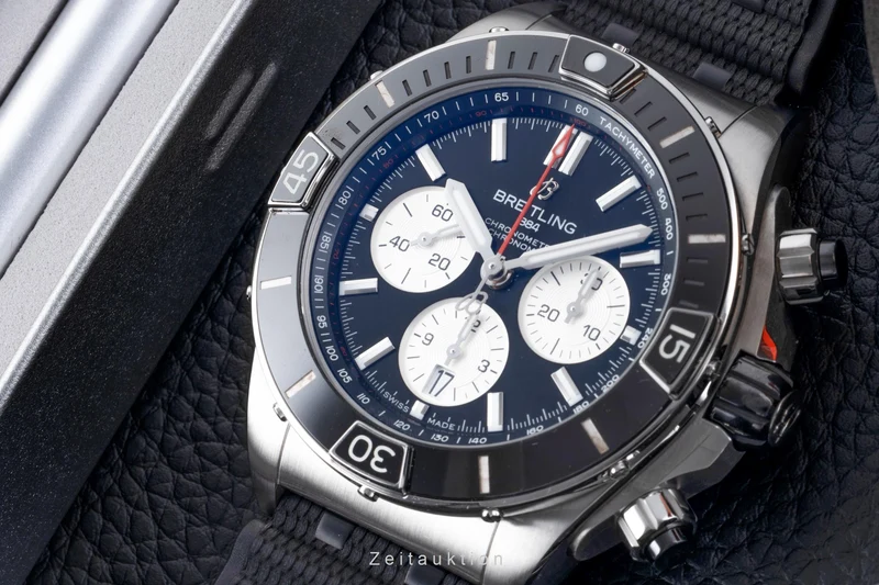 Breitling Chronomat 44 chronograph steel automatic men's watch AB0136 LP: 9850EUR [2506523]