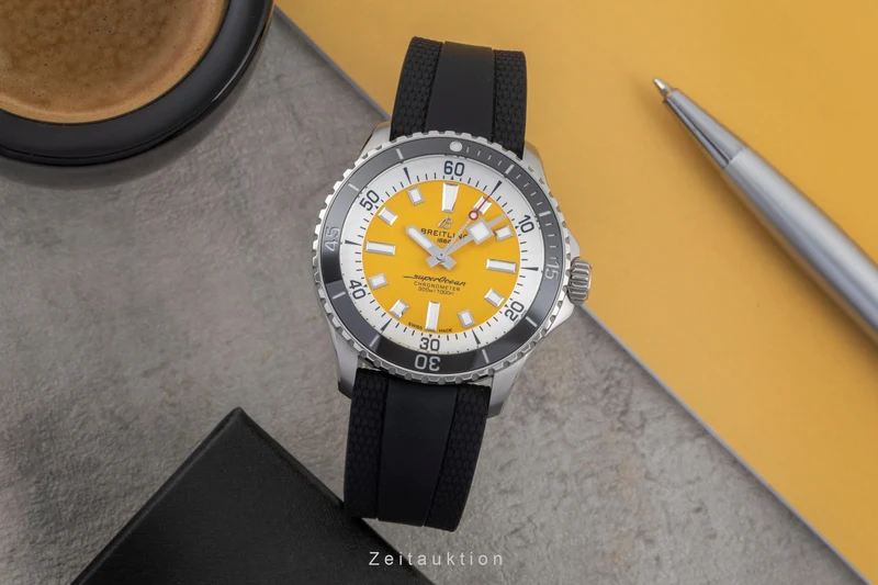 Breitling Superocean steel automatic men's watch A17375211I1S1 LP: 5450EUR [2506618]