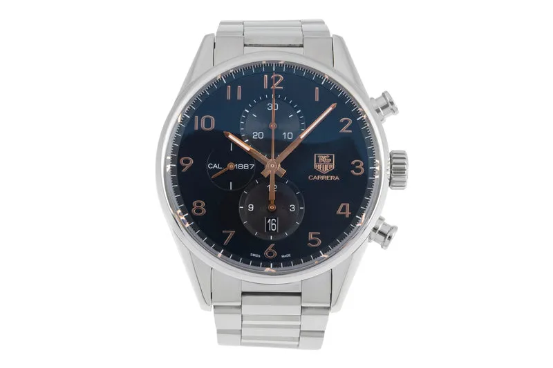 Tag Heuer Carrera chronograph steel automatic men's watch CAR2014 [2506382]