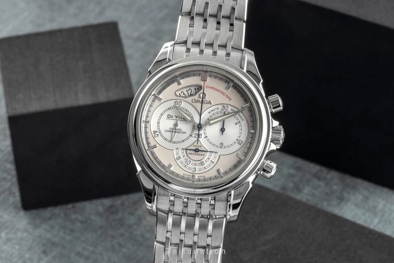 Omega De Ville chronograph steel automatic men's watch 4550.30.00 [2506914]