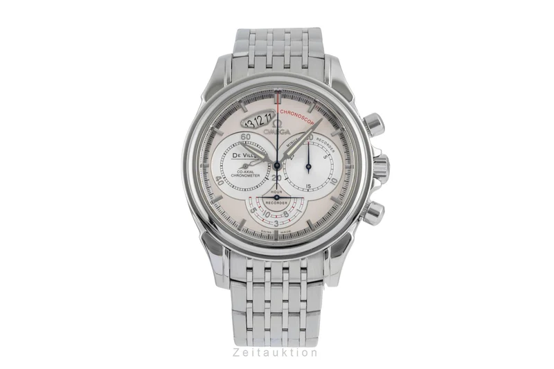 Omega De Ville chronograph steel automatic men's watch 4550.30.00 [2506914]