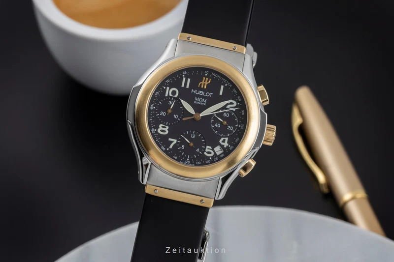 Hublot MDM chronograph steel / gold automatic men's watch 1810.2 [2504009]