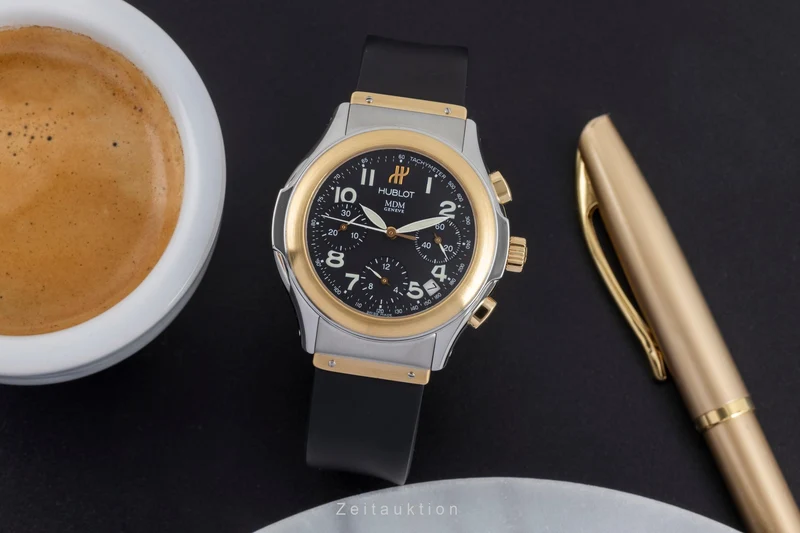 Hublot MDM chronograph steel / gold automatic men's watch 1810.2 [2504009]