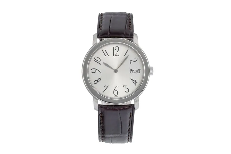 Piaget Altiplano 18 ct white gold quartz men's watch 50920 [2506047]