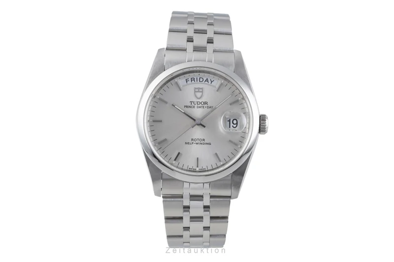 Tudor Date-Day steel automatic men's watch 76200 [2506978]