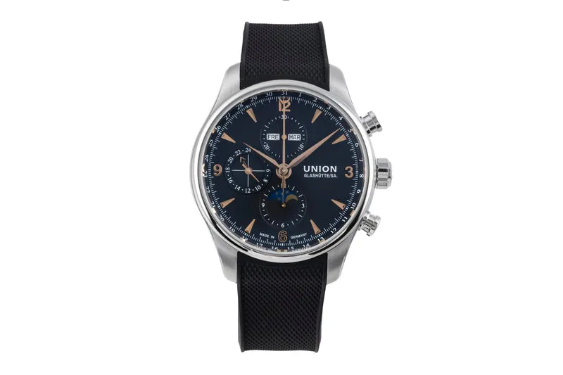 Union Glashütte Belisar chronograph steel automatic men's watch D0094251705701 [2506331]