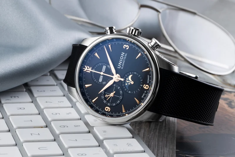 Union Glashütte Belisar chronograph steel automatic men's watch D0094251705701 [2506331]