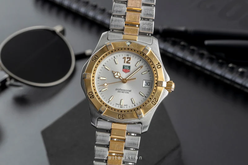 Tag Heuer Professional gilt / steel quartz men's watch WK1120-0 [2506859]