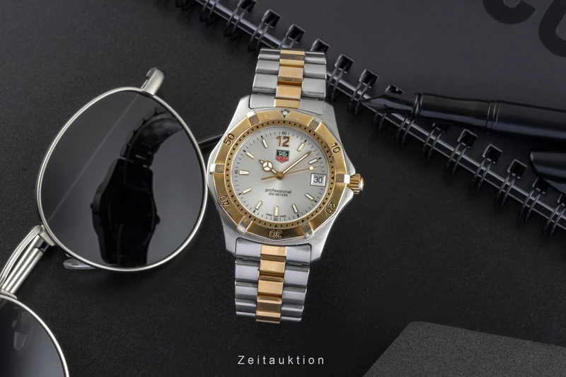 Tag Heuer Professional gilt / steel quartz men's watch WK1120-0 [2506859]