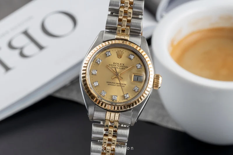 Rolex Lady Datejust steel / gold automatic women's watch 6917 Vintage [2506293]