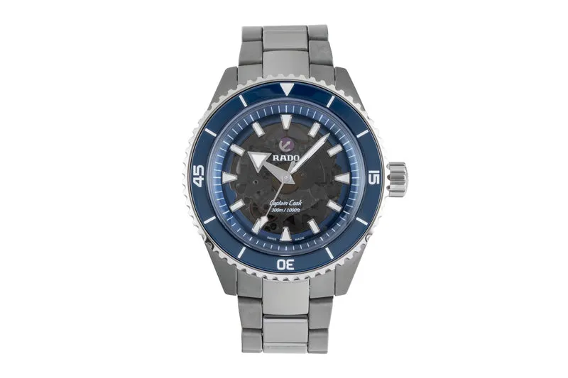 Rado Captain Cook ceramic / titanium automatic men's watch 01.734.6128.3.020 LP: 4450EUR [2506603]
