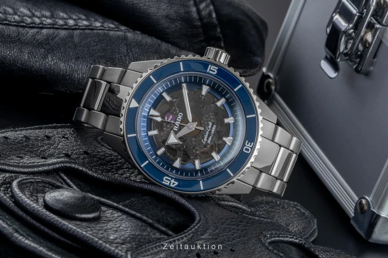 Rado Captain Cook ceramic / titanium automatic men's watch 01.734.6128.3.020 LP: 4450EUR [2506603]