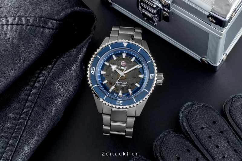Rado Captain Cook ceramic / titanium automatic men's watch 01.734.6128.3.020 LP: 4450EUR [2506603]