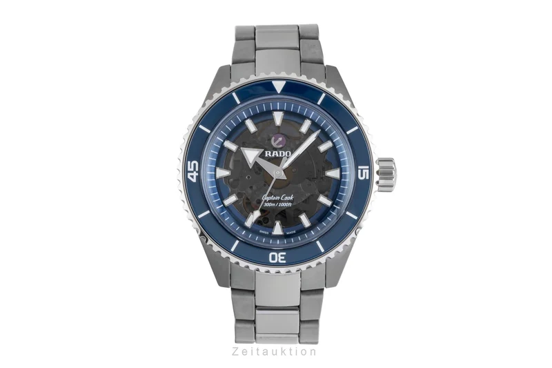 Rado Captain Cook ceramic / titanium automatic men's watch 01.734.6128.3.020 LP: 4450EUR [2506603]
