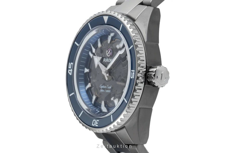 Rado Captain Cook ceramic / titanium automatic men's watch 01.734.6128.3.020 LP: 4450EUR [2506603]