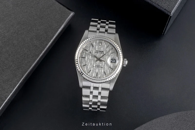 Tudor Prince Date steel / white gold automatic men's watch 74034 [2506235]