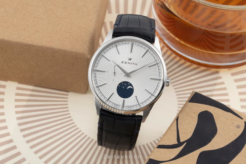 Zenith Elite steel automatic men's watch 03.3100.692/01.C922 LP: 7700EUR [2506529]