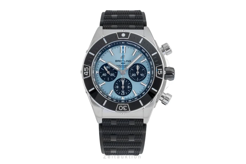 Breitling Chronomat chronograph steel / platinium automatic men's watch PB0136251C1S1 LP: 12650EUR [2506709]